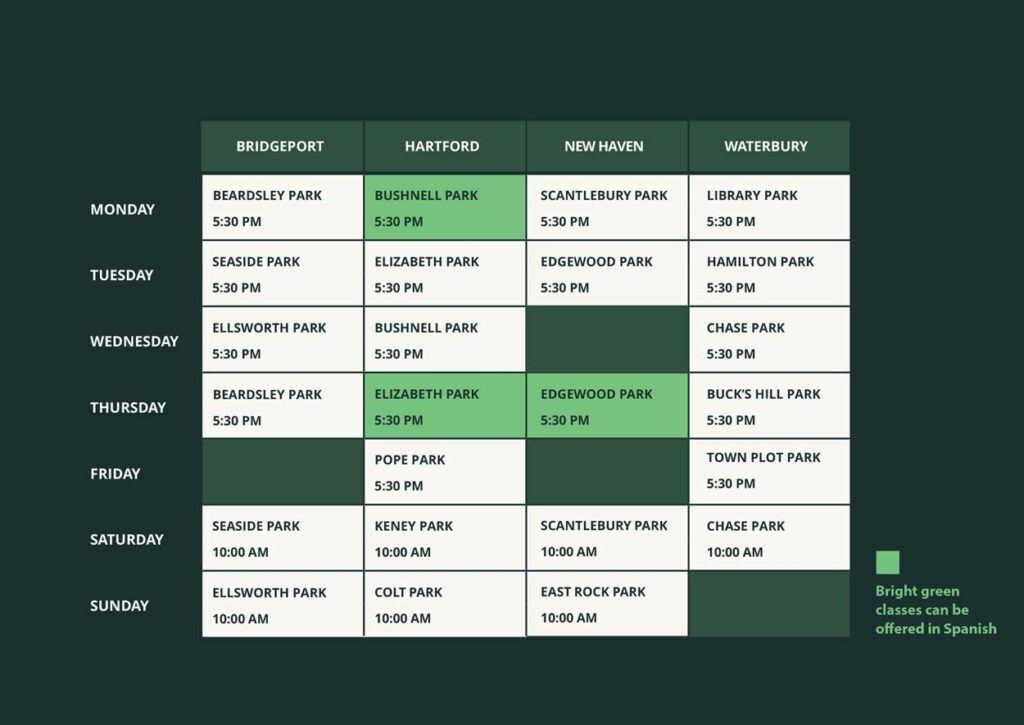 Class Schedule 2025
